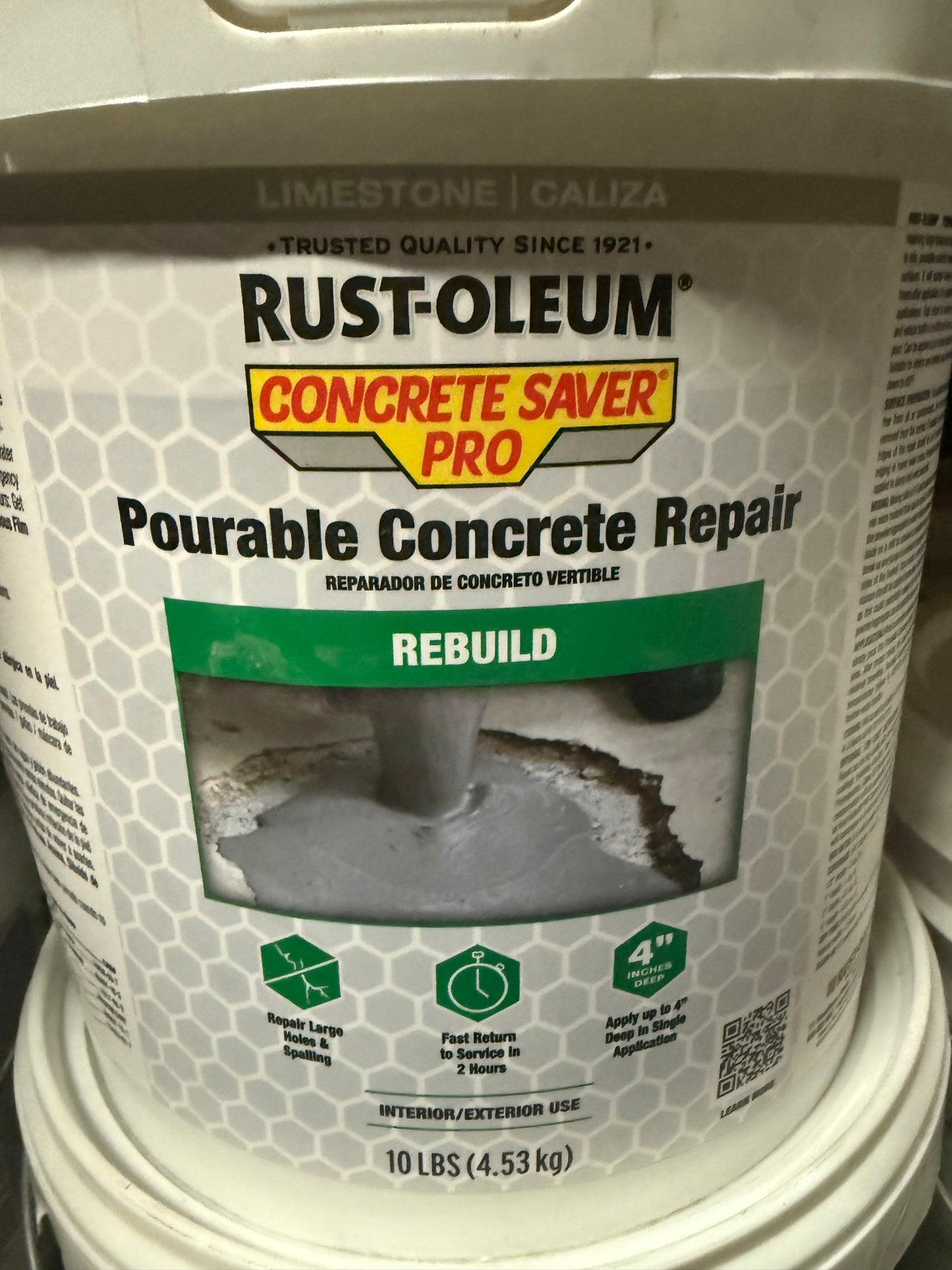 Pourable Concrete Repair – 10 lb (Item #392533)