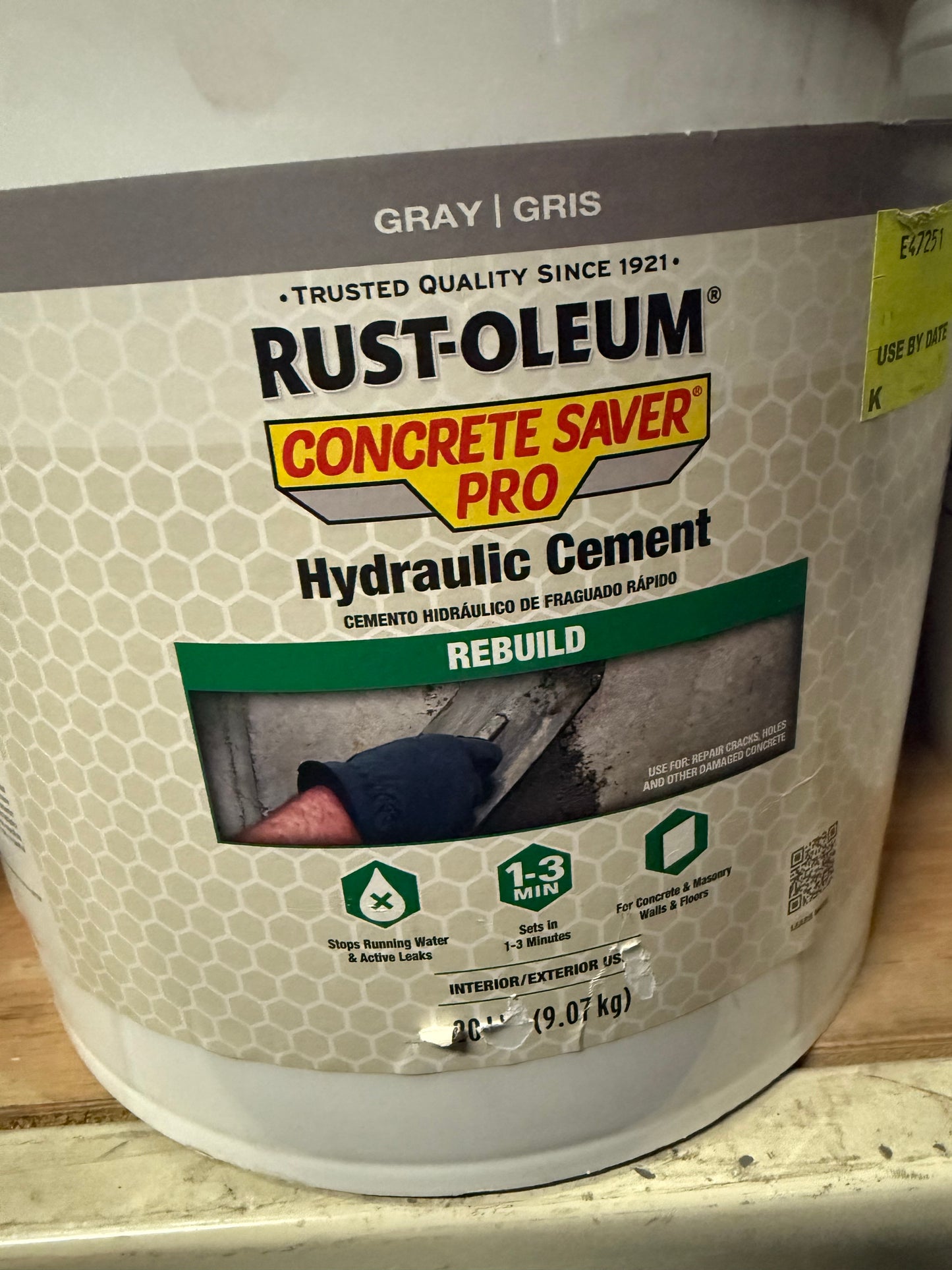 CS Pro Hydraulic Cement – 20 lb (Item #392534)
