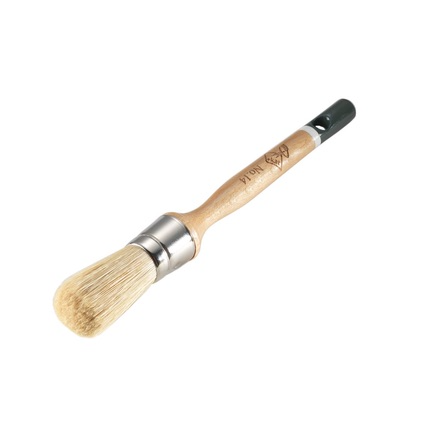Round Natural Bristle Domed Brushes | Made by KAT, Imported from Greece