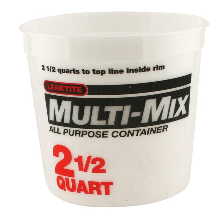 Leaktite Multi-Mix Pail 2.5 QT