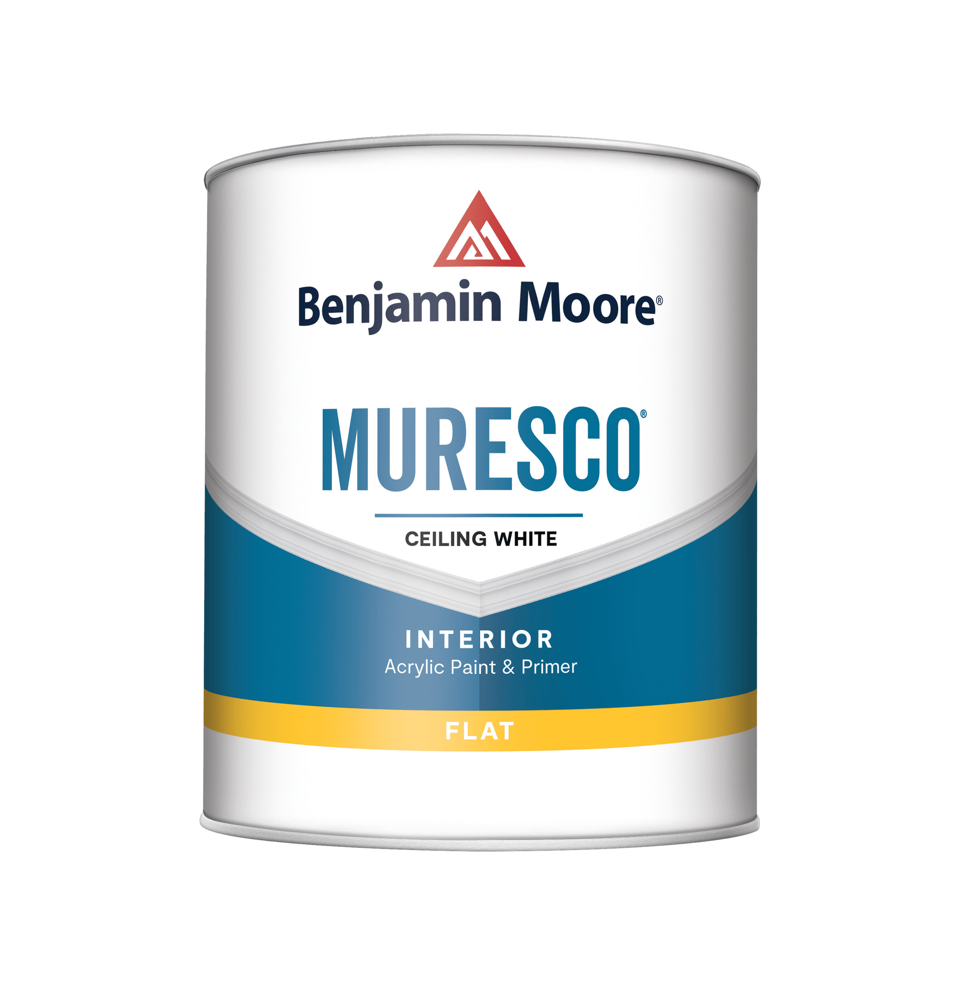 Benjamin Moore Muresco Ceiling Paint - Rossi Paint Stores - Flat - Quart