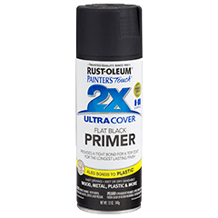 Rust-Oleum Painters Touch 2X Ultra Cover Spray Paint Black Primer