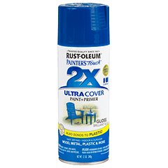 Rust-Oleum Painters Touch 2X Ultra Cover Spray Paint - Rossi Paint Stores - Brilliant Blue