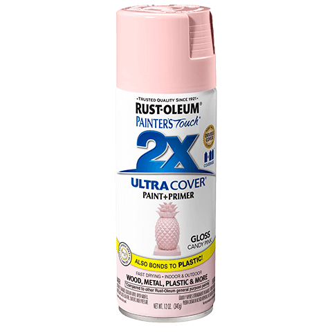 Rust-Oleum Painters Touch 2X Ultra Cover Spray Paint Candy Pink