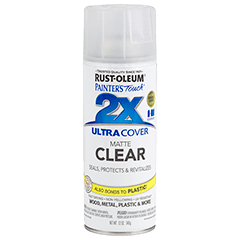 Rust-Oleum Painters Touch 2X Ultra Cover Spray Paint Flat Clear