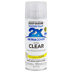 Rust-Oleum Painters Touch 2X Ultra Cover Spray Paint Satin Clear