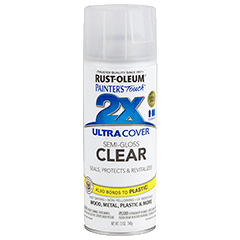 Rust-Oleum Painters Touch 2X Ultra Cover Spray Paint Semi-Gloss Clear