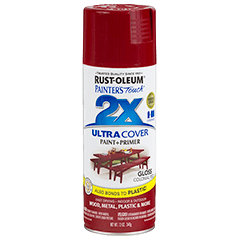 Rust-Oleum Painters Touch 2X Ultra Cover Spray Paint - Rossi Paint Stores - Gloss Colonial Red