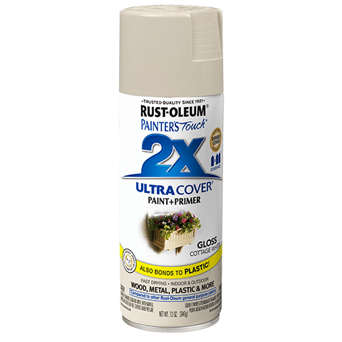 Rust-Oleum Painters Touch 2X Ultra Cover Spray Paint Cottage White