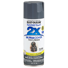 Rust-Oleum Painters Touch 2X Ultra Cover Spray Paint Dark Gray