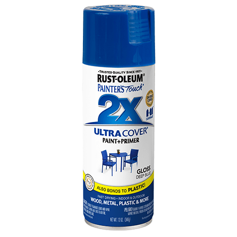 Rust-Oleum Painters Touch 2X Ultra Cover Spray Paint Deep Blue