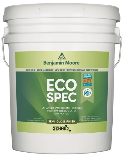 Benjamin Moore Eco Spec - Rossi Paint Stores - Semi-Gloss - 5 Gallon