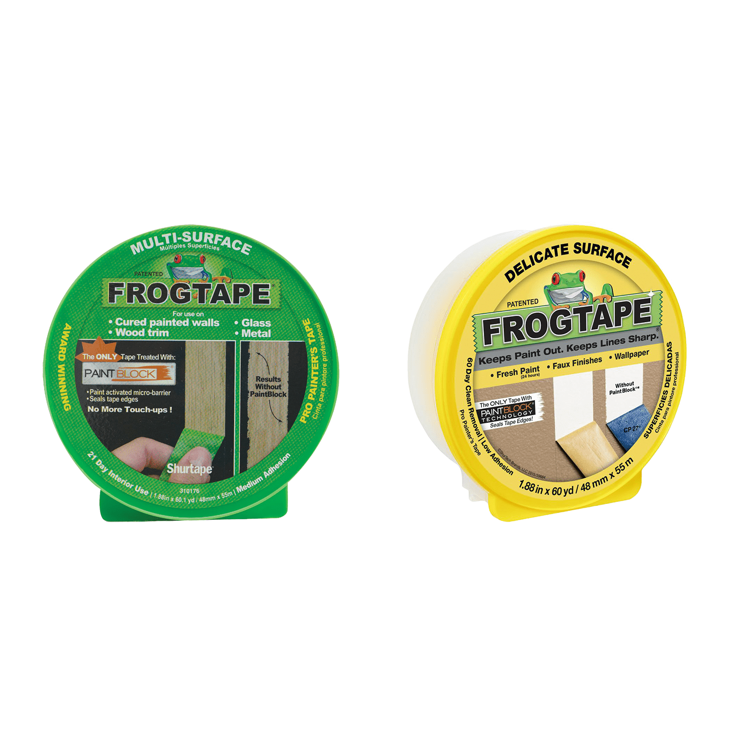 FrogTape Multi-Surface 1.88-in x 60 Yard(s) Painters Tape in the