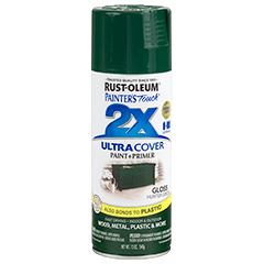 Rust-Oleum Painters Touch 2X Ultra Cover Spray Paint Gloss Hunter Green