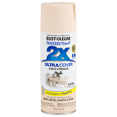 Rust-Oleum Painters Touch 2X Ultra Cover Spray Paint Ivory Silk