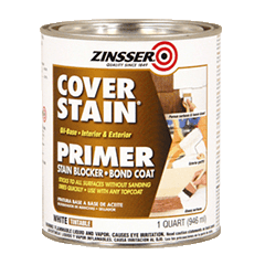 Zinsser Cover Stain Primer - Rossi Paint Stores - Quart