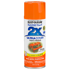 Rust-Oleum Painters Touch 2X Ultra Cover Spray Paint - Rossi Paint Stores - Real Orange