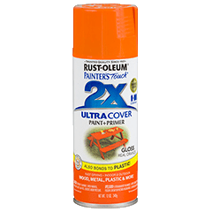 Rust-Oleum Painters Touch 2X Ultra Cover Spray Paint Real Orange