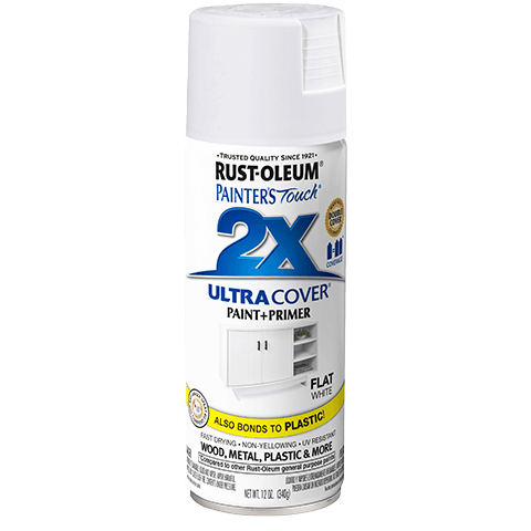Rust-Oleum Painters Touch 2X Ultra Cover Spray Paint - Rossi Paint Stores - Flat White