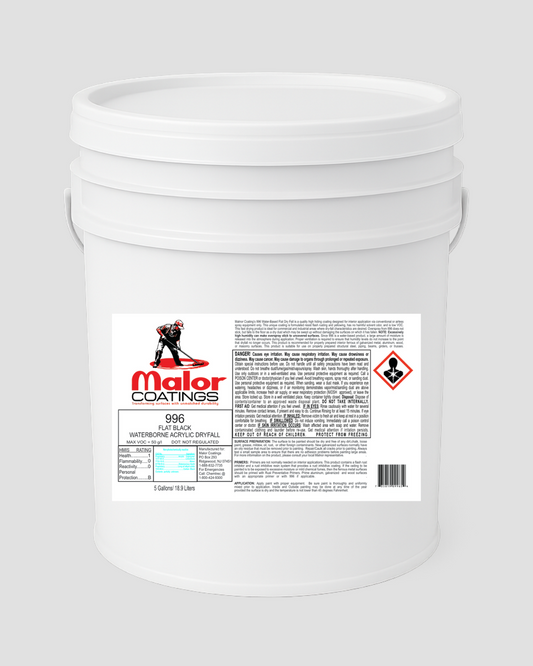 Malor Coatings™ 5 Gallon Drywall Flat Black