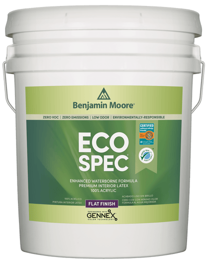 Benjamin Moore Eco Spec Flat 5 Gallon