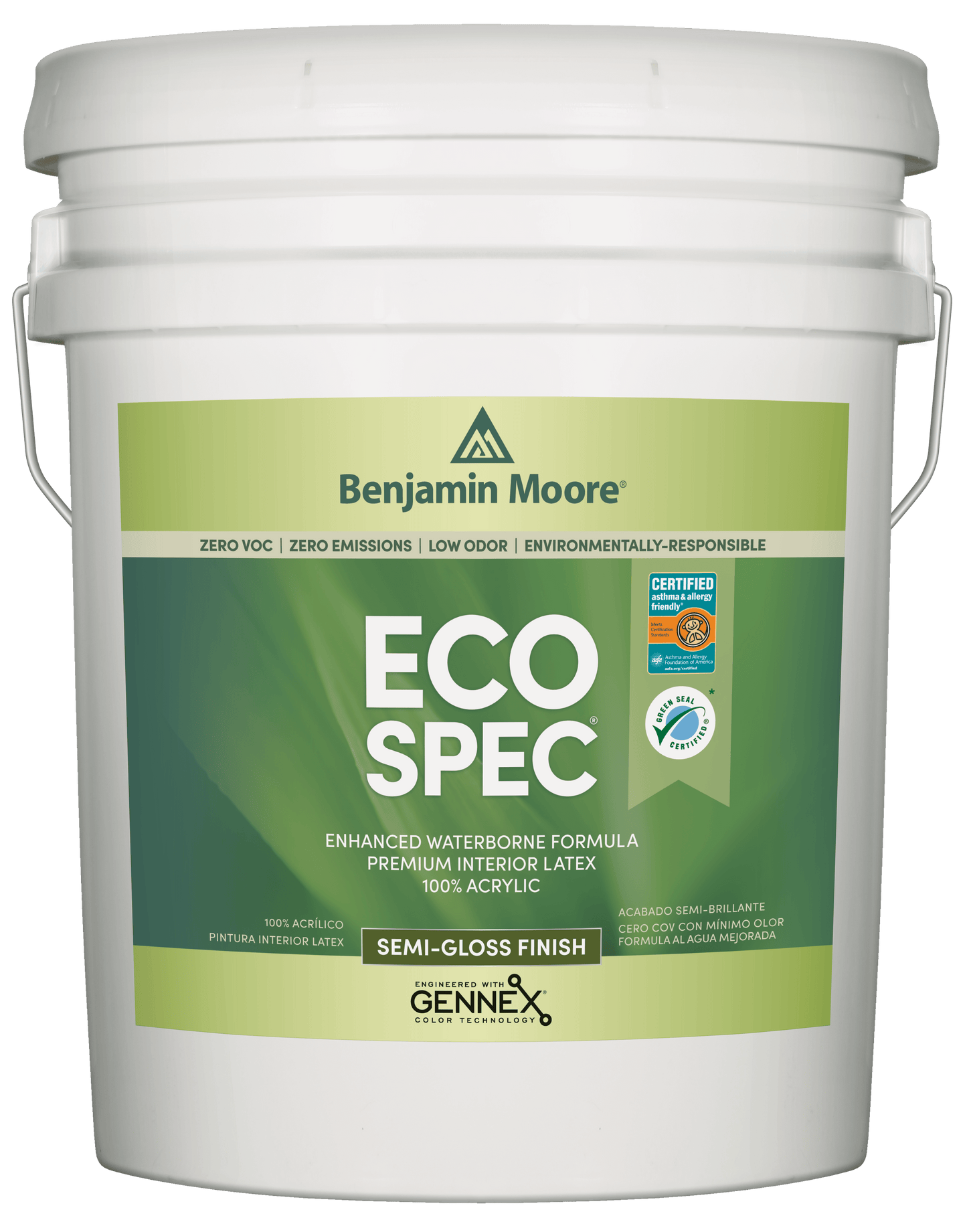 Benjamin Moore Eco Spec - Rossi Paint Stores - Semi-Gloss - 5 Gallon