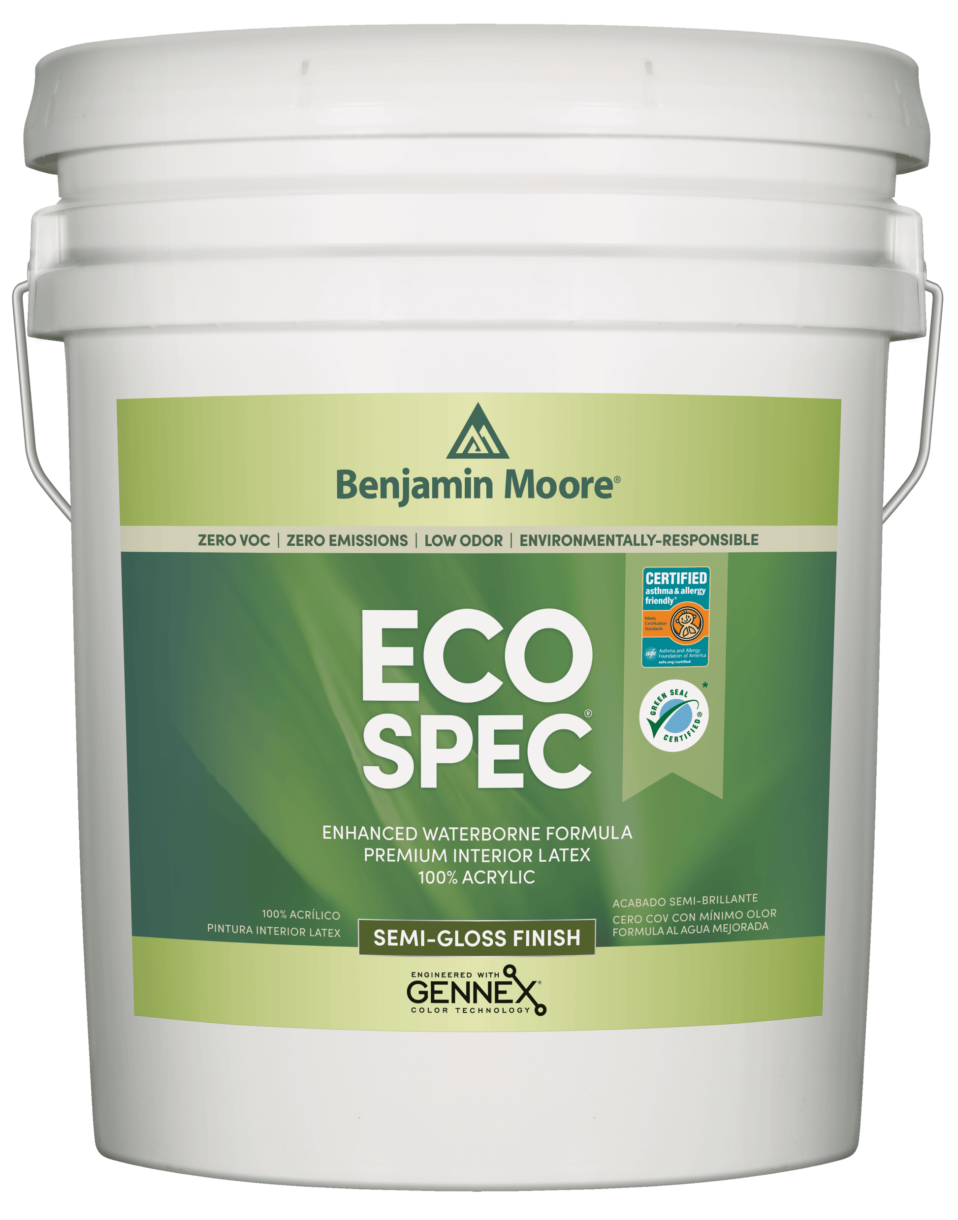 Benjamin Moore Eco Spec Semi-Gloss 5 Gallon