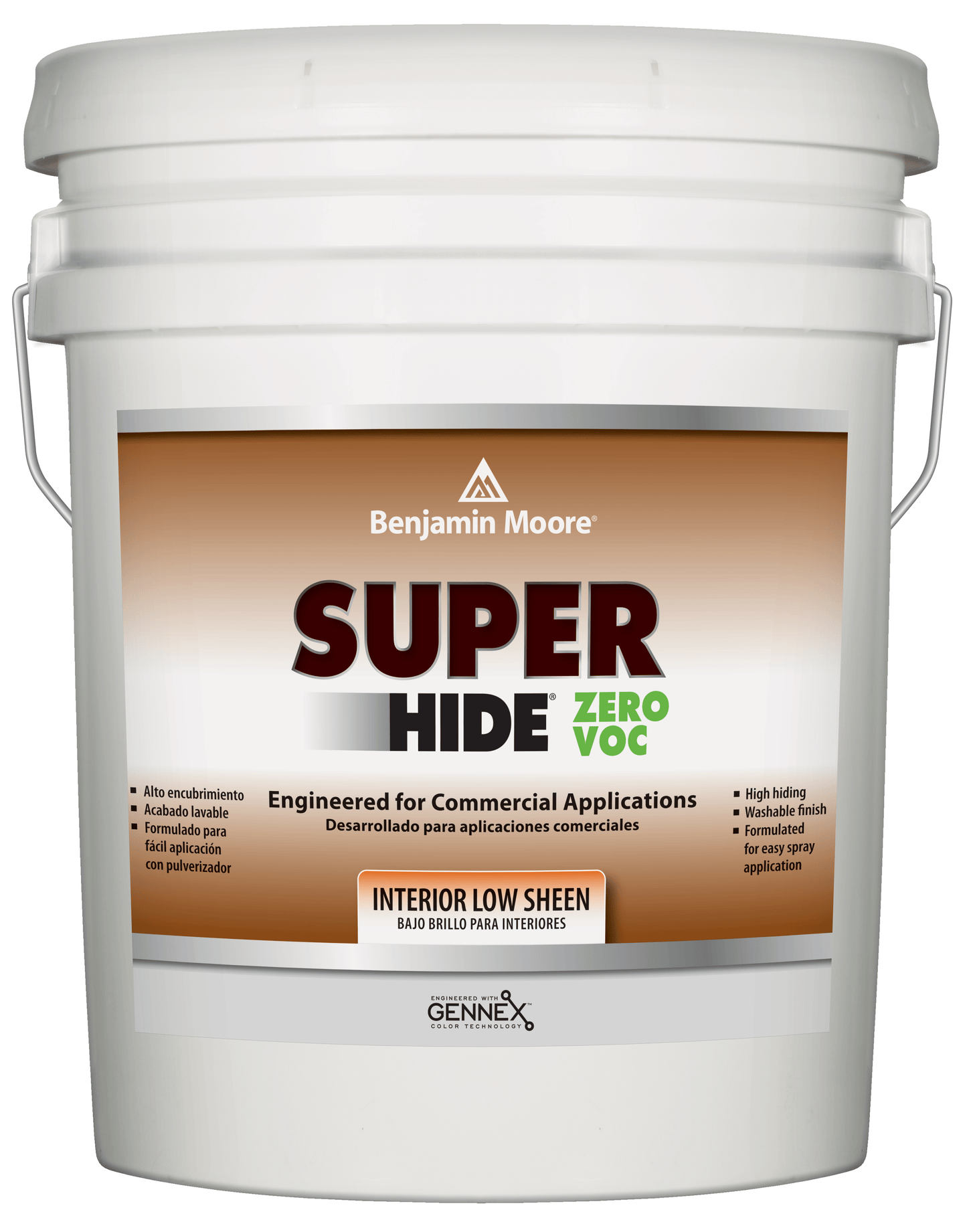 Benjamin Moore Super Hide Zero - Rossi Paint Stores - Low Sheen-Eggshell - 5 Gallon